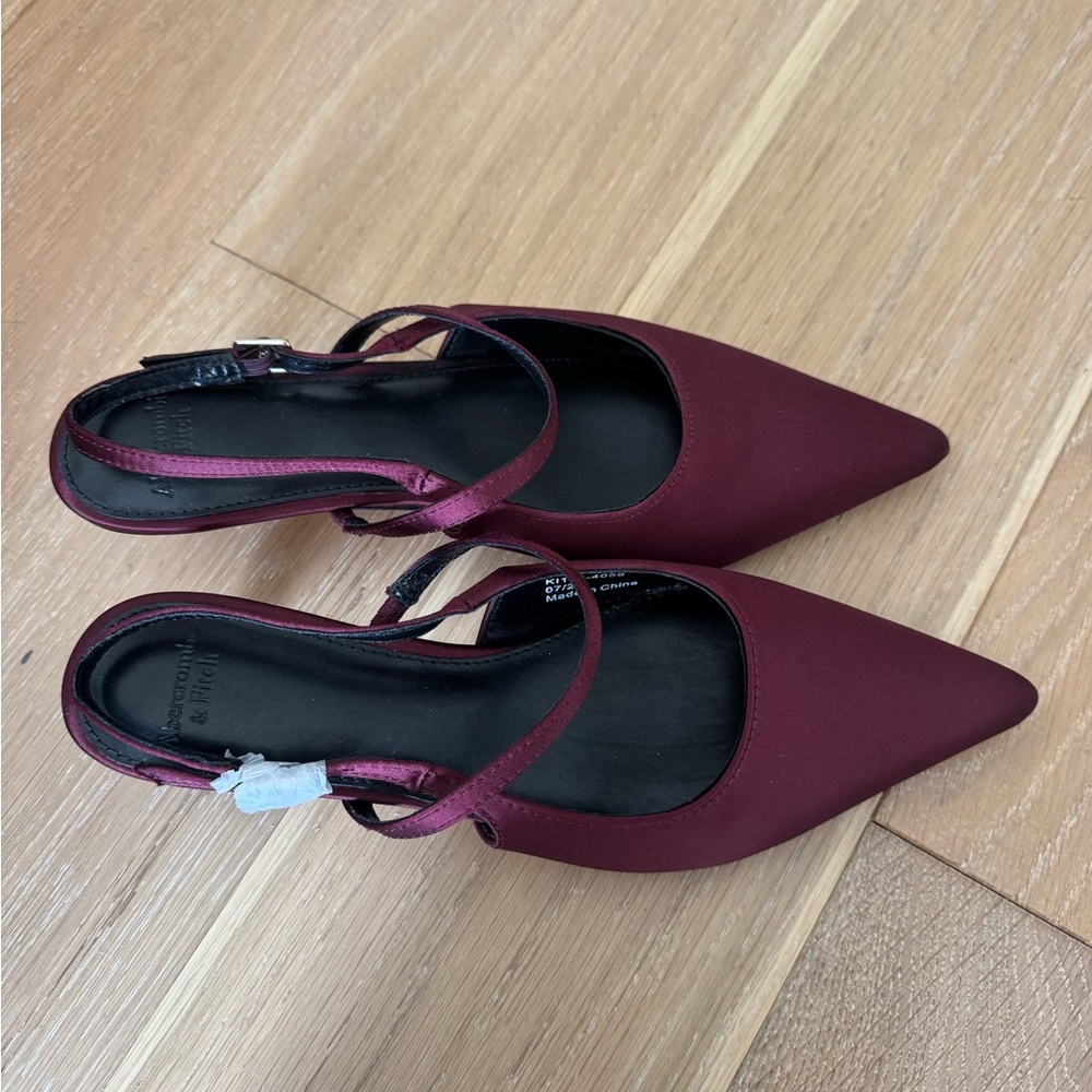 Elegant Burgundy Women's Shoes